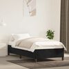 vidaXL Estructura de cama sin colch&oacute;n terciopelo negro 90x190 cm