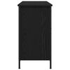 vidaXL Conjunto de mueble de TV Roble Negro 101 x 35 x 65 cm