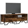 vidaXL Mueble de TV madera de ingenier&iacute;a roble ahumado 122x34x41 cm