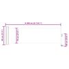 vidaXL Toldo lateral retr&aacute;ctil de jard&iacute;n marr&oacute;n 80x300 cm