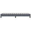 vidaXL Cama box spring sin colch&oacute;n terciopelo gris oscuro 90x210 cm