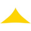vidaXL Toldo de vela triangular tela Oxford amarillo 5x5x6 m