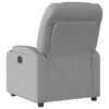 vidaXL Sill&oacute;n reclinable de tela gris claro