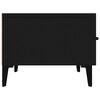 vidaXL Mueble de TV madera contrachapada negro 150x34,5x30 cm