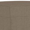 vidaXL Banco de tela gris taupe 100x35x41 cm