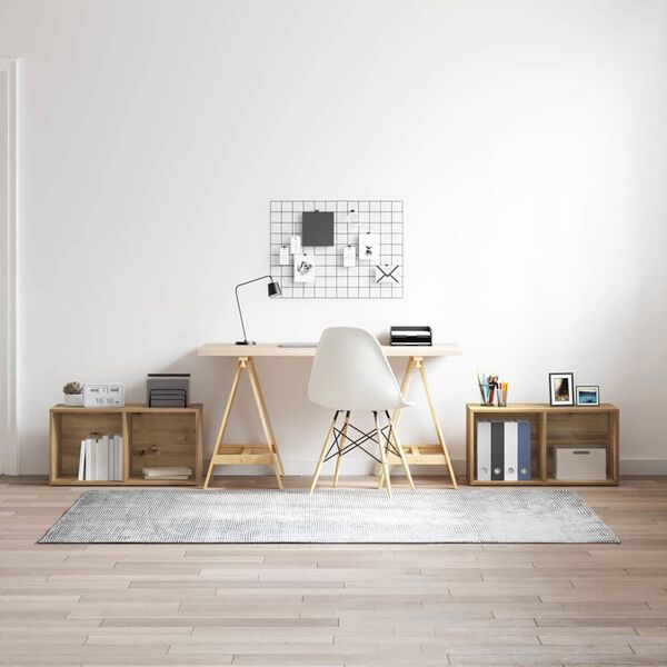 vidaXL Conjunto de mueble de TV 2 pcs Roble artesanal