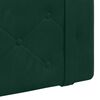 vidaXL Cabecera Colgante Verde oscuro 110 x 55 x 5 cm Terciopelo