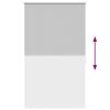 vidaXL Estor enrollable opaco 84,4x175 cm, tela, ancho 80 cm, gris