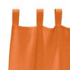 vidaXL Cortinas Opacas con Anillas 2 pcs Naranja Brillante