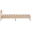 vidaXL Estructura de cama sin colch&oacute;n madera maciza pino 75x190 cm