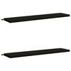 vidaXL Cojines para bancos SOEST 2 uds. 100% Poli&eacute;ster Negro