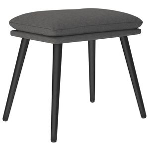 vidaXL Reposapi&eacute;s de tela gris oscuro 45x29,5x35 cm