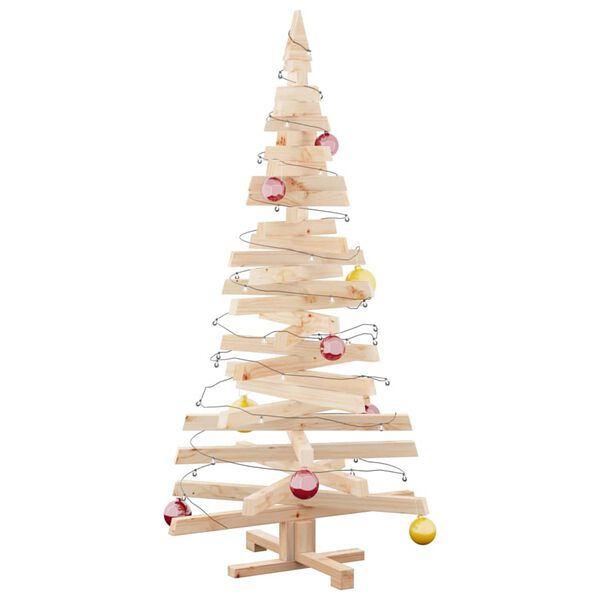 vidaXL Árboles de Navidad Natural 150 cm Madera maciza de pino