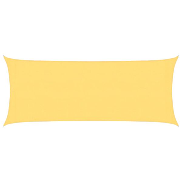 vidaXL Toldo de vela beige HDPE 160 g/m&sup2; 2x5 m