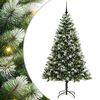 vidaXL &Aacute;rbol de Navidad Artificial con Nieve Esponjosa y Plegable