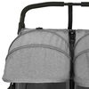 vidaXL Carrito para gemelos de acero gris claro