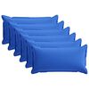 vidaXL Funda de almohada 6 uds. HOUTEN Azul Royal 40 x 80 cm Poli&eacute;ster