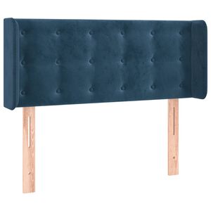 vidaXL Cabecero de terciopelo azul oscuro 83x16x78/88 cm