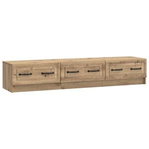 vidaXL Mueble de TV 147 x 34,5 x 27 cm Roble artisan