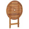 vidaXL Comedor de jard&iacute;n plegable 3 piezas madera maciza de acacia