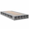 vidaXL Estructura de cama madera de ingenier&iacute;a gris Sonoma 90x200 cm