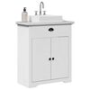 vidaXL Mueble de lavabo de ba&ntilde;o BODO blanco 70x35x80 cm