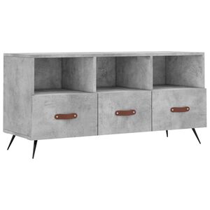 vidaXL Mueble de TV madera de ingenier&iacute;a gris hormig&oacute;n 102x36x50 cm