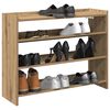 vidaXL Zapatero artesanal de madera contrachapada 80x25x62 cm