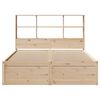 vidaXL Estructura de cama sin colch&oacute;n madera maciza de pino 140x190 cm