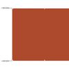 vidaXL Toldo vertical terracota tela oxford 60x1000 cm