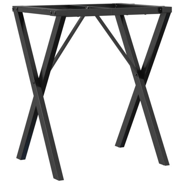 vidaXL Patas de mesa de comedor estructura X acero 60x40x73 cm