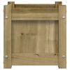 vidaXL Jardinera madera maciza de pino impregnada 31x31x31 cm