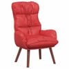 vidaXL sill&oacute;n Rojo 69 x 74 x 93 cm Cuero artificial