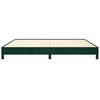 vidaXL Estructura cama sin colch&oacute;n terciopelo verde oscuro 200x200 cm