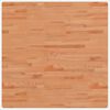 vidaXL Tablero de mesa cuadrado de madera maciza de haya 90x90x4 cm