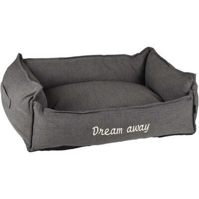 FLAMINGO Cama para perros con cremallera Dream Away gris 90x70 cm