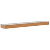 vidaXL Arriate elevado Marr&oacute;n Claro 582 x 100 x 36 cm