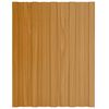vidaXL Panel de tejado acero galvanizado color madera 12 uds 60x45 cm