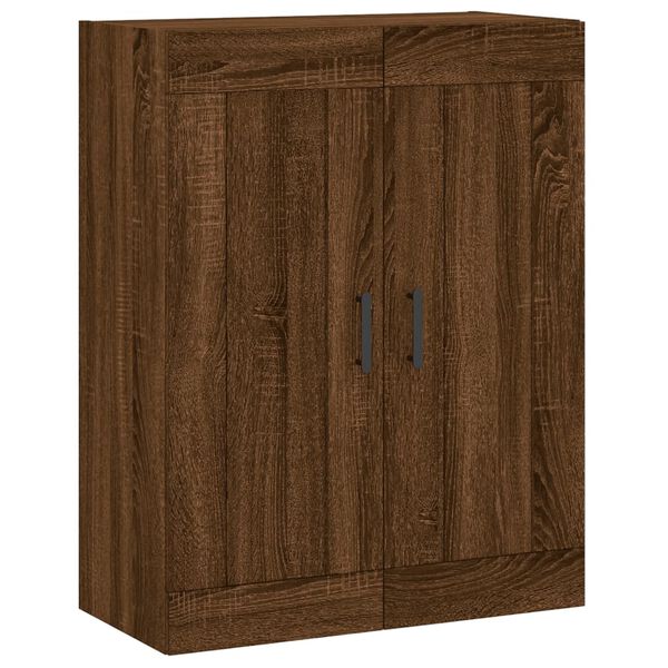 vidaXL Armario de pared madera ingenier&iacute;a roble marr&oacute;n 69,5x34x90 cm