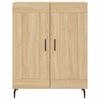 vidaXL Aparador alto madera contrachapada color roble 69,5x34x180 cm