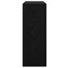 vidaXL Aparador Roble Negro 69,5 x 34 x 90 cm Madera de ingenier&iacute;a