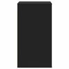 vidaXL Cajonera de esquina madera de ingeniería negra 60x41x76 cm