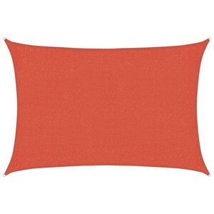 vidaXL Toldo de vela HDPE terracota 160 g/m&sup2; 2x2,5 m