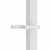 vidaXL Puerta interior vidrio EGS y aluminio blanco 102,5x201,5 cm