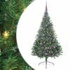 vidaXL Árbol de Navidad Artificial Preiluminado Verde 180 cm PVC
