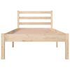 vidaXL Estructura de cama individual sin colch&oacute;n 75x190 cm