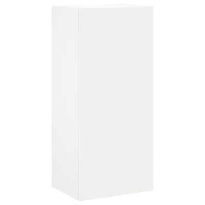 vidaXL Muebles de TV de pared 5 piezas madera de ingeniería blanco