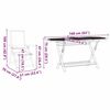vidaXL Conjunto de Comedor de Jardín 7 pcs Taupé