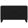 vidaXL Vitrina Roble negro 100 x 36 x 60 cm Madera contrachapada