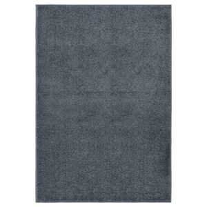 vidaXL Alfombra de pelo corto gris antracita 160x230 cm